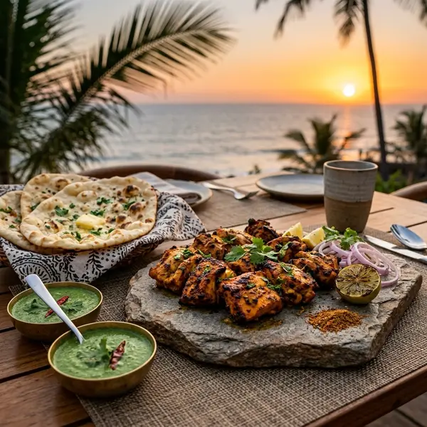 Tandoori Charred Chicken Platter